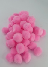 Produktbild p PomPoms rosa 20mm