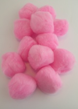 PomPoms rosa 40mm