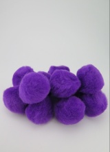 Produktbild p PomPoms lila 40mm