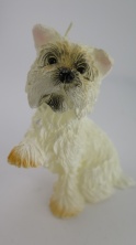 Bild p Stearinljus Westie terrier