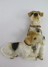 Bild p Hundpar Foxterrier