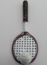 Produktbild p **Miniatyr** Tennisracket med boll