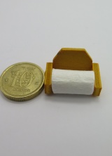 **Miniatyr** Toalett rulle