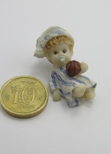 **Miniatyr** Sittande baby bl