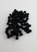 Bild p PomPoms svart 5mm