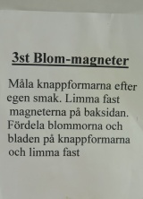 Produktbild p Gr dina egna blom magneter